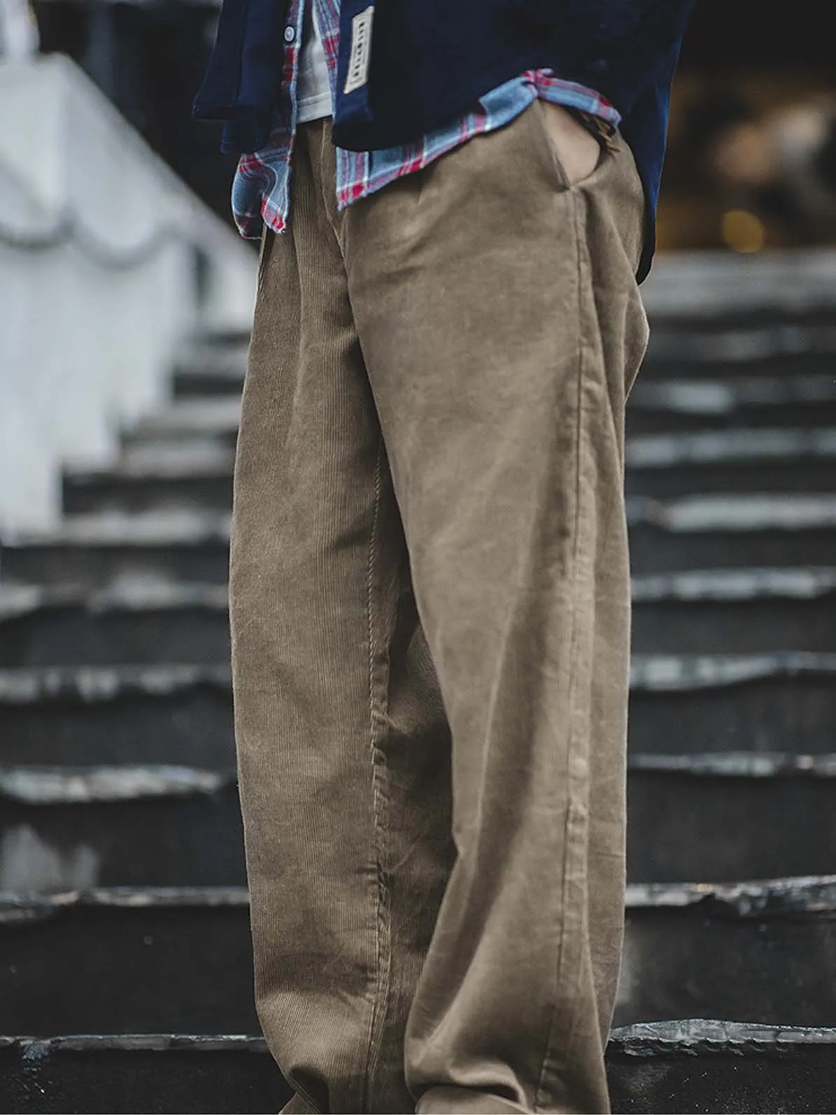 124 Amó Relaxed Corduroy Trousers