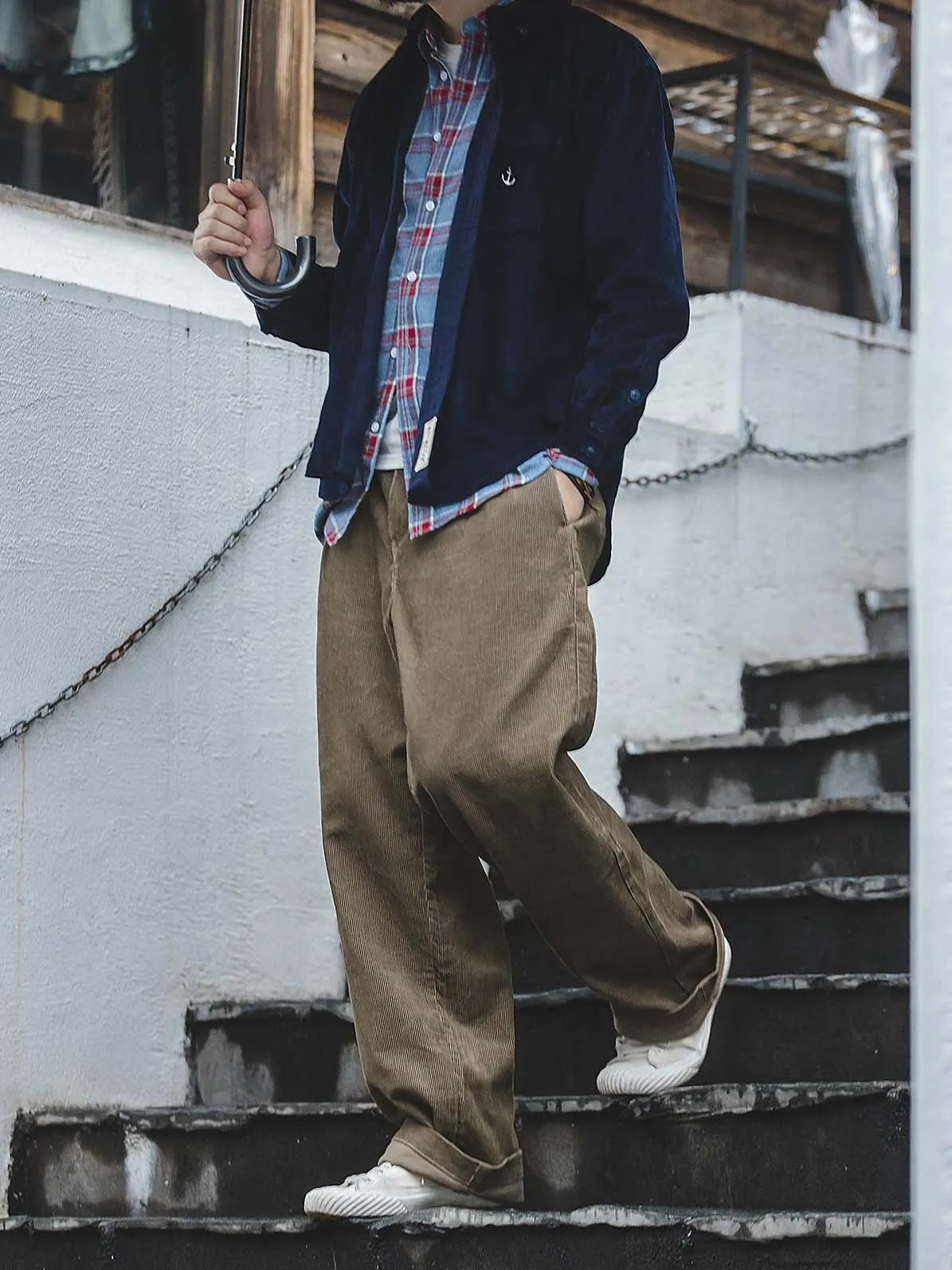 124 Amó Relaxed Corduroy Trousers