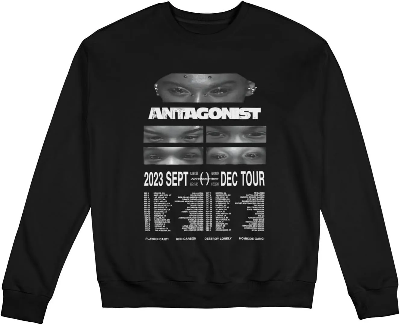 2024 Tour Hoodies Country Music Rip Women Men Long Sleeve Casual Sweatshirt Clothes