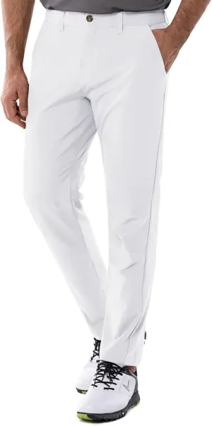 33,000ft Men's Golf Pants with 5 Pockets Classic-Fit Stretch Quick Dry Lightweight UPF 50  Hiking Pants White