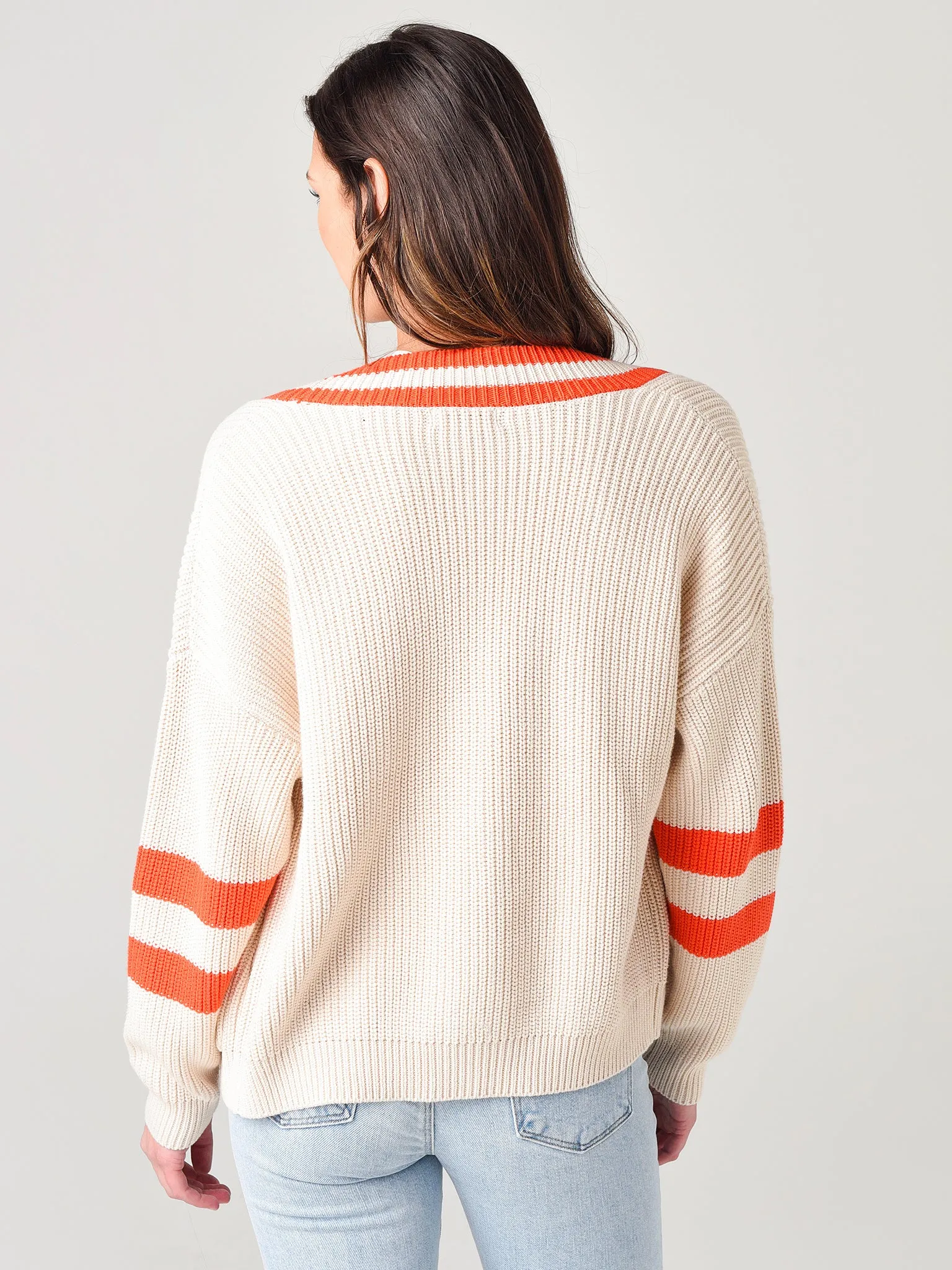 525 Women's Varsity V-Neck Cardigan