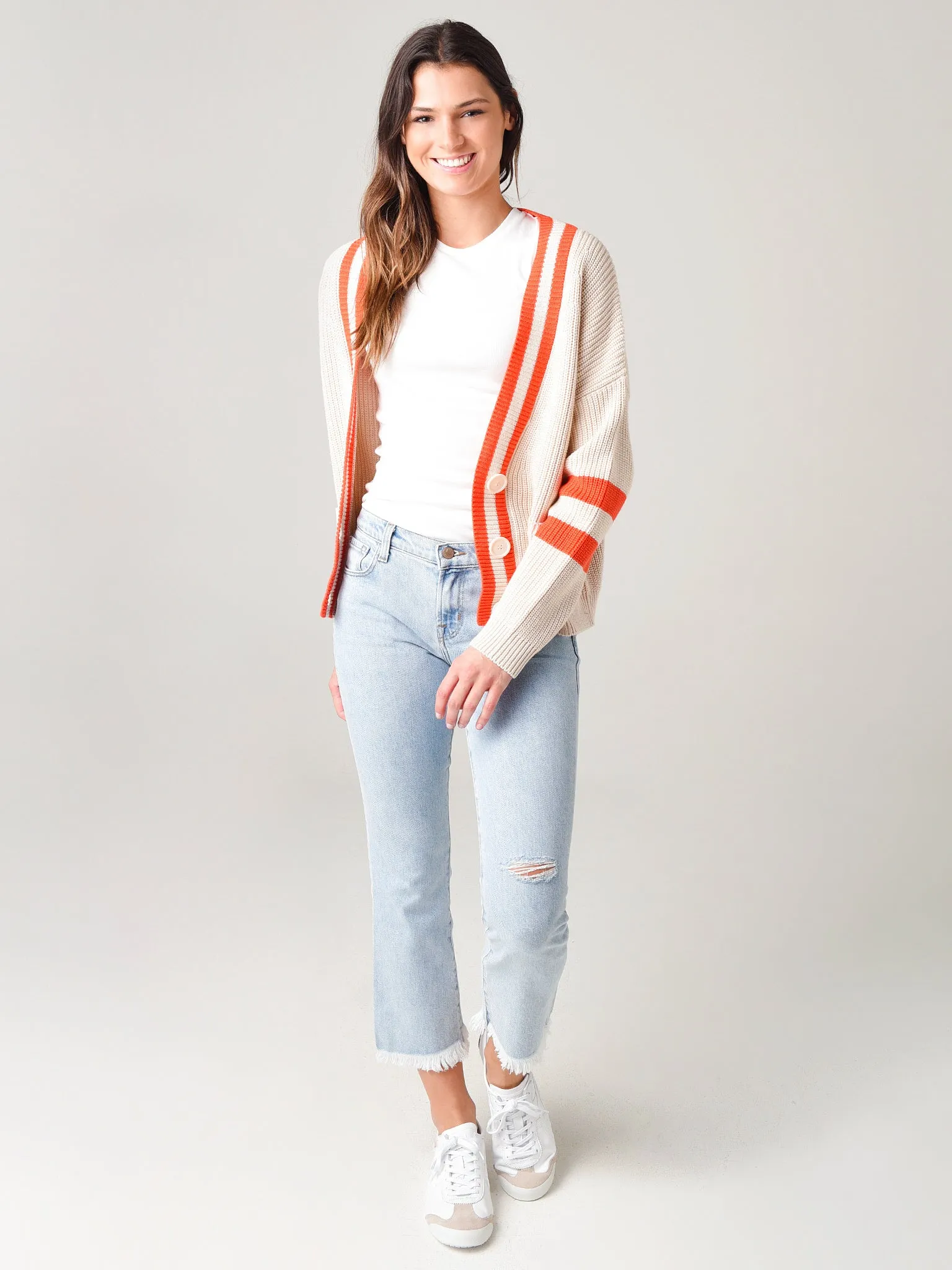 525 Women's Varsity V-Neck Cardigan