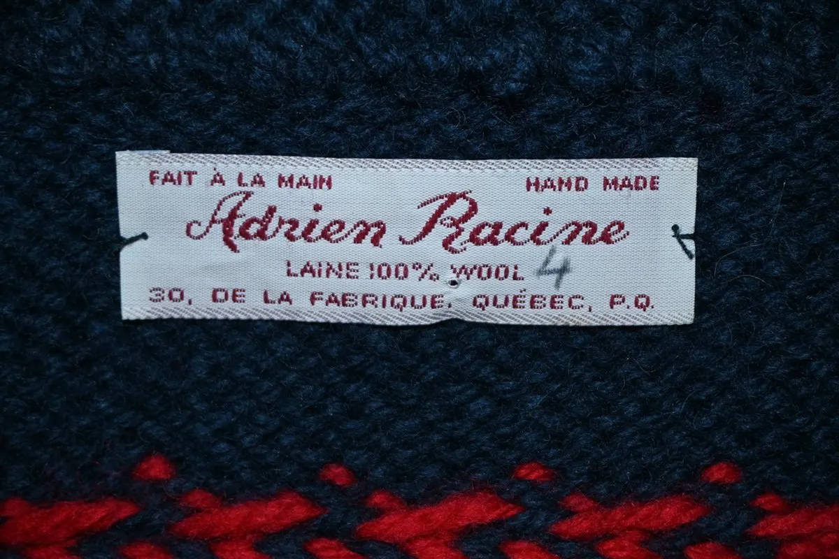 80s Shawl Neck Cowichan Ceremonial Guard Sweater 12-18 months