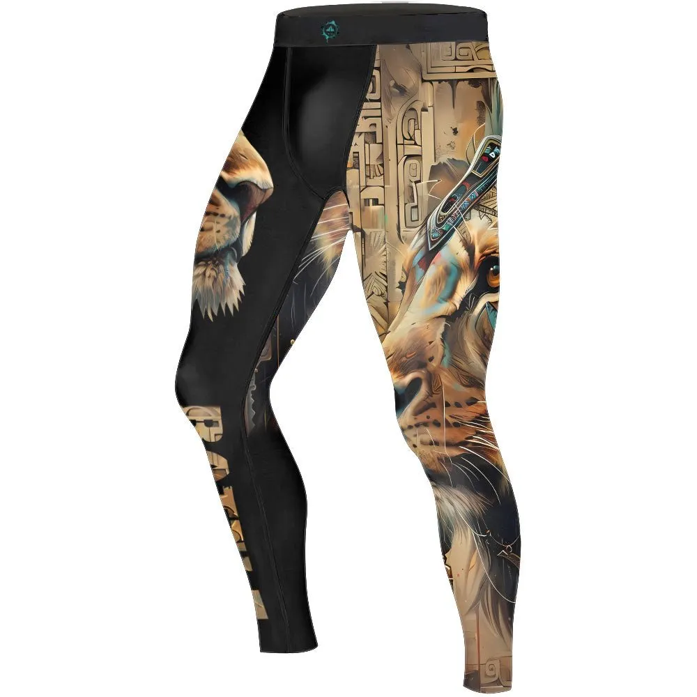 Acient Lion Men's Compression Leggings