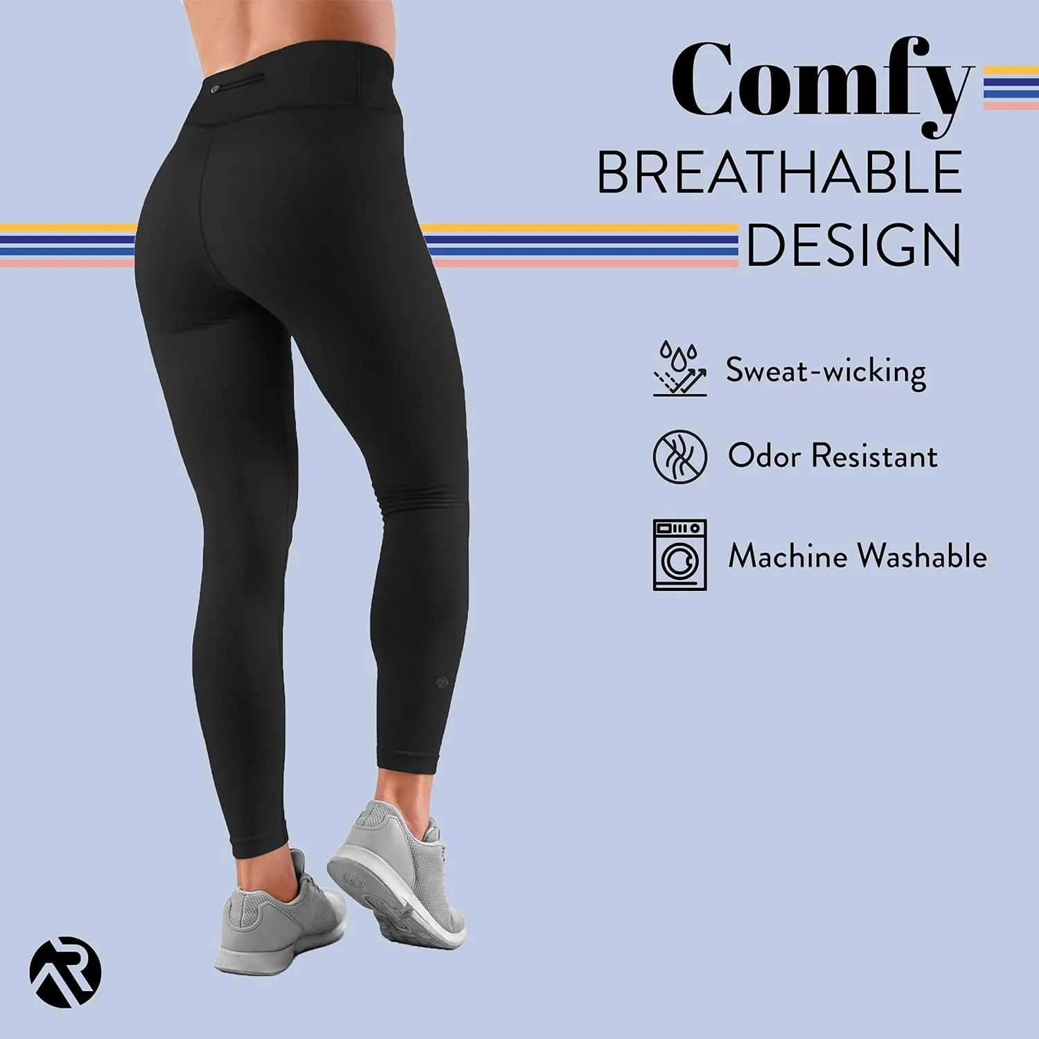 Active Research Workout Leggings - High Waisted, Slimming Tummy Compression Yoga Pants for Women
