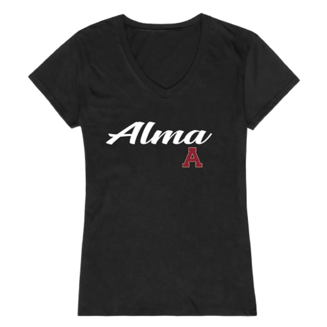 Alma College Scots Womens Script T-Shirt Tee
