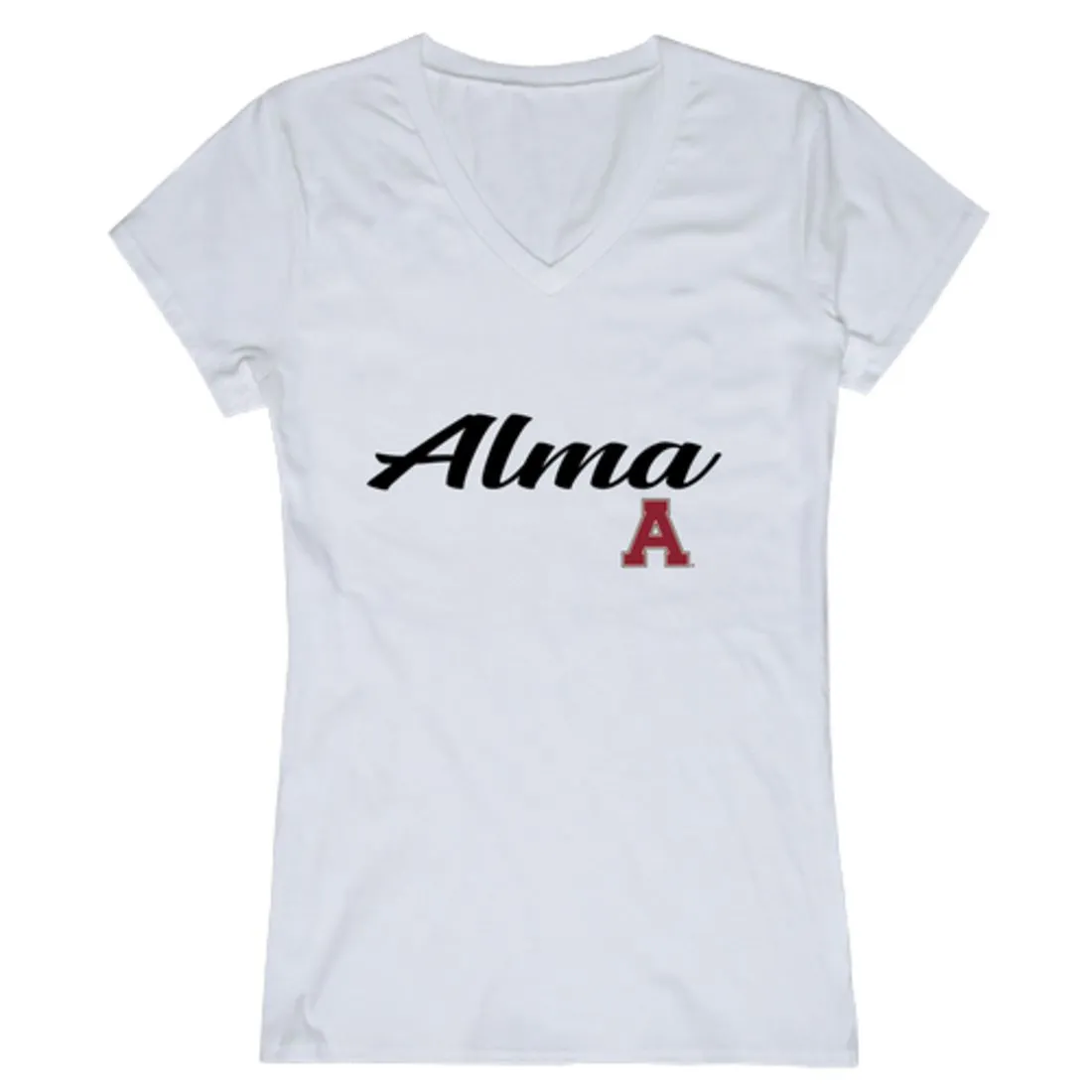 Alma College Scots Womens Script T-Shirt Tee