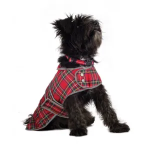 Ancol Red Tartan Coat - Large