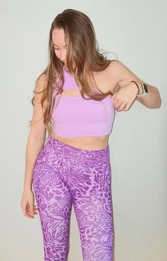 Aoxjox High Waisted Workout Leggings for Women Scrunch Tummy Control Luna Buttery Soft Yoga Pants 26"