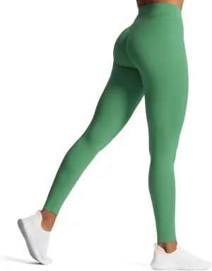 Aoxjox High Waisted Workout Leggings for Women Scrunch Tummy Control Luna Buttery Soft Yoga Pants 26"