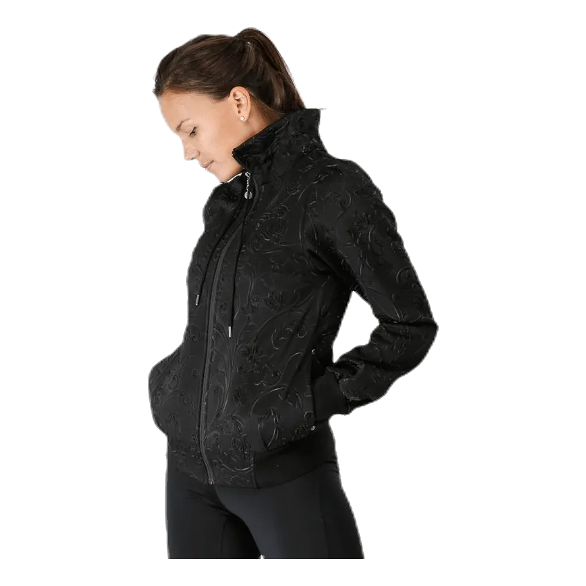 Asphalt Flower Jacket Black