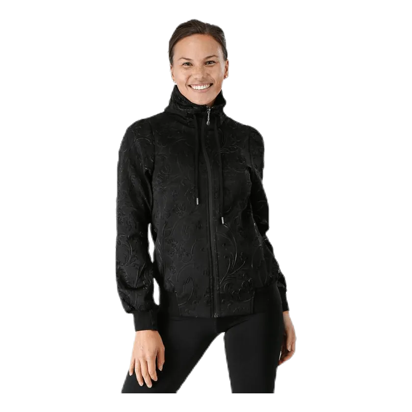 Asphalt Flower Jacket Black