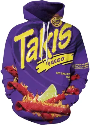 Basoteeuo Mens Hoodies Pullover Graphic Design 3D Cool Novelty Long Sleeve Hooded Sweatshirts with Pockets