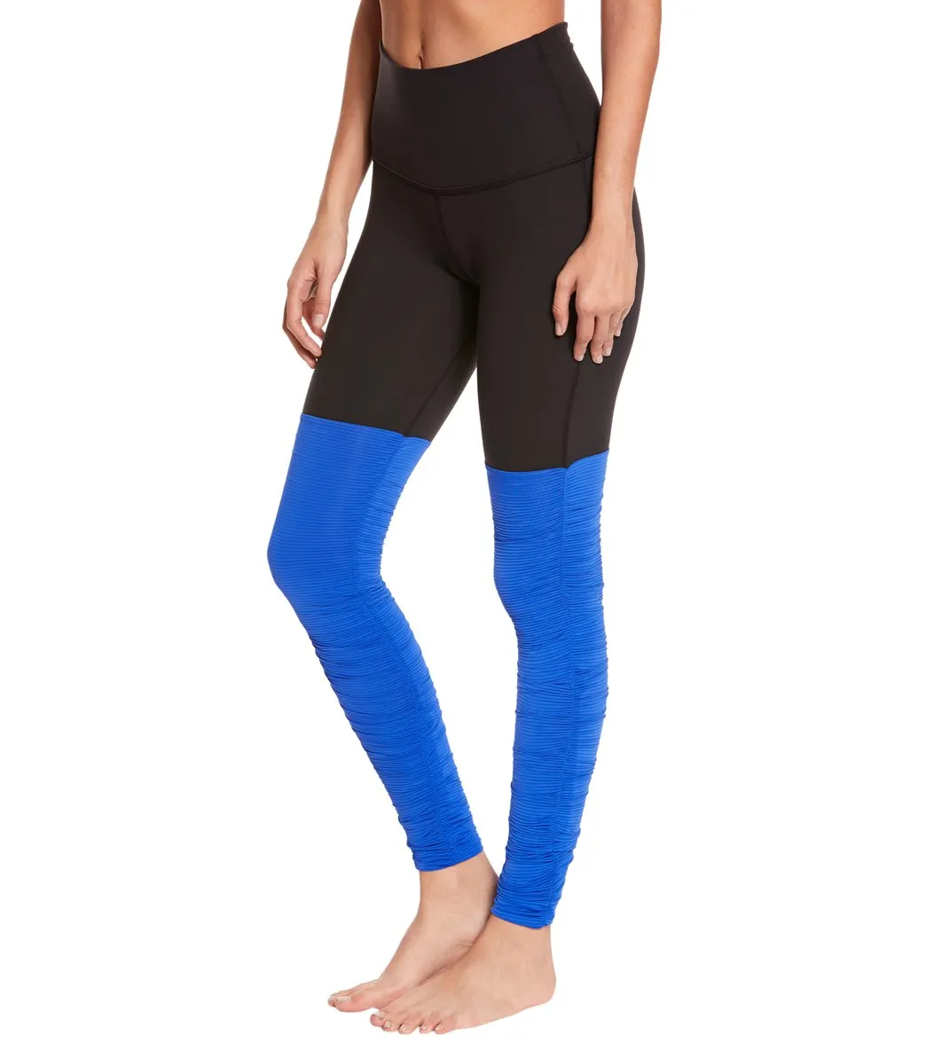 Beyond Yoga Sleek Stripe High Waisted Legwarmer Yoga Leggings