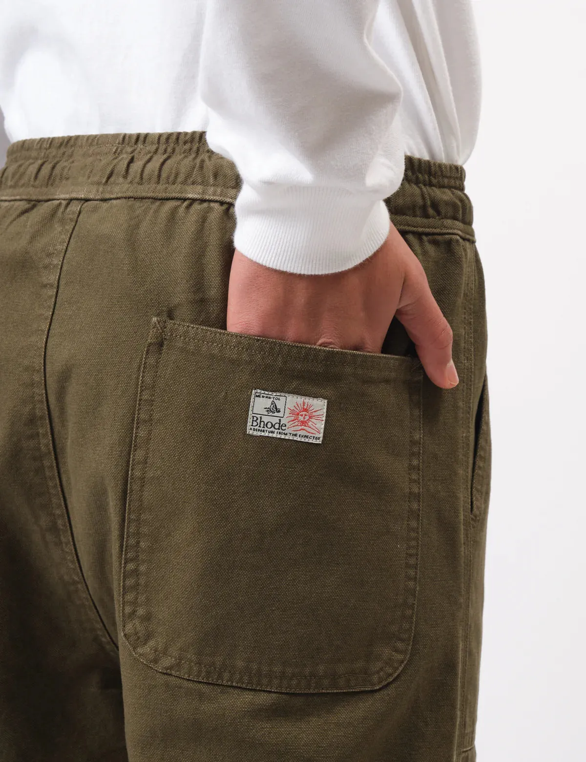 BHODE | Fatigue Pant Canvas | Burnt Olive Green