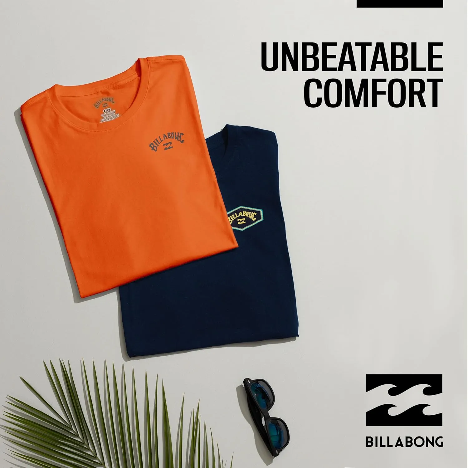 Billabong Big and Tall T-Shirts for Men  2 Pack Cotton Mens Beach Summer Tees