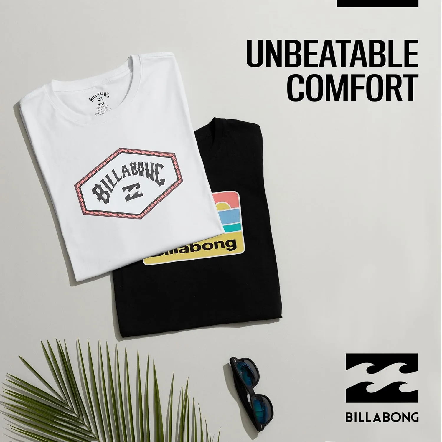 Billabong Big and Tall T-Shirts for Men  2 Pack Cotton Mens Beach Summer Tees