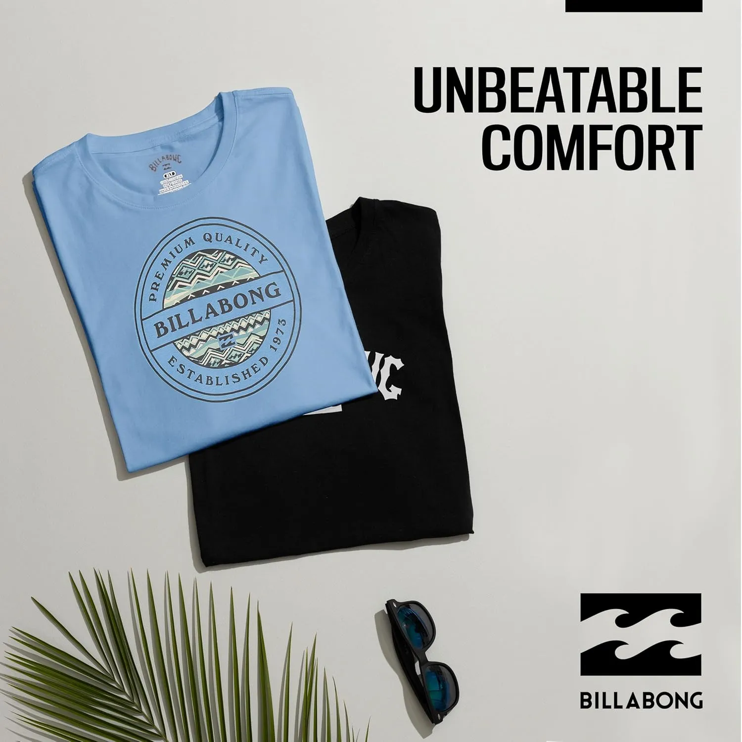 Billabong Big and Tall T-Shirts for Men  2 Pack Cotton Mens Beach Summer Tees