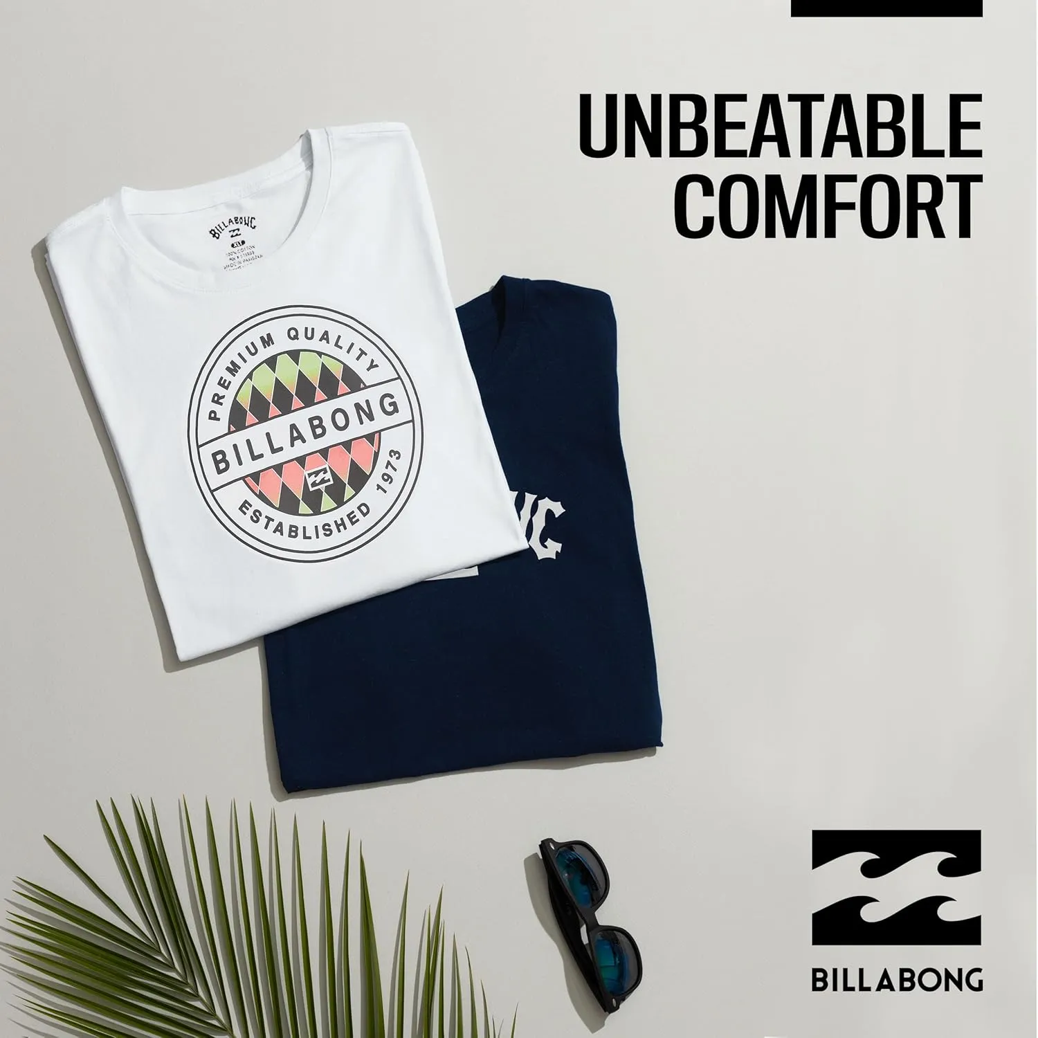 Billabong Big and Tall T-Shirts for Men  2 Pack Cotton Mens Beach Summer Tees