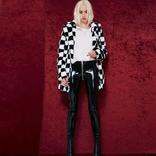 Black Latex Pants
