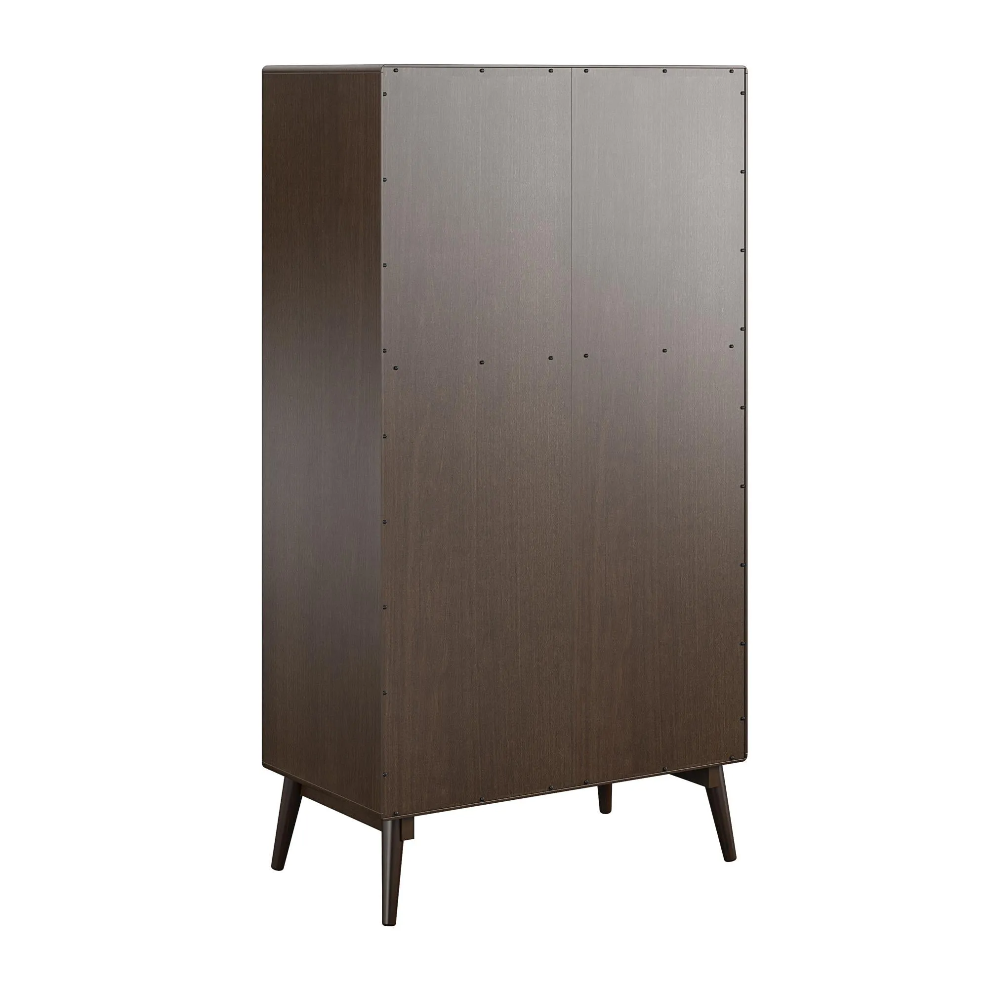Brittany Tall 3 Drawer Dresser, Walnut