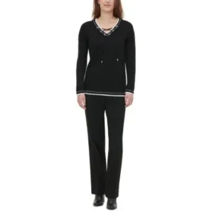 Calvin Klein Lace-Up Sweater, Size XS