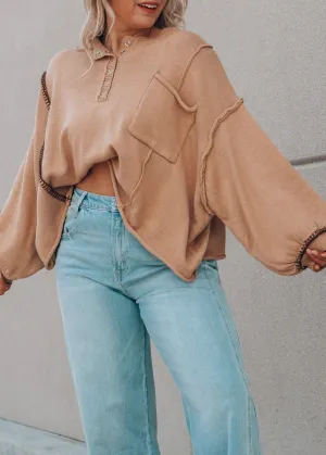 Caramel Latte Oversized Sweater