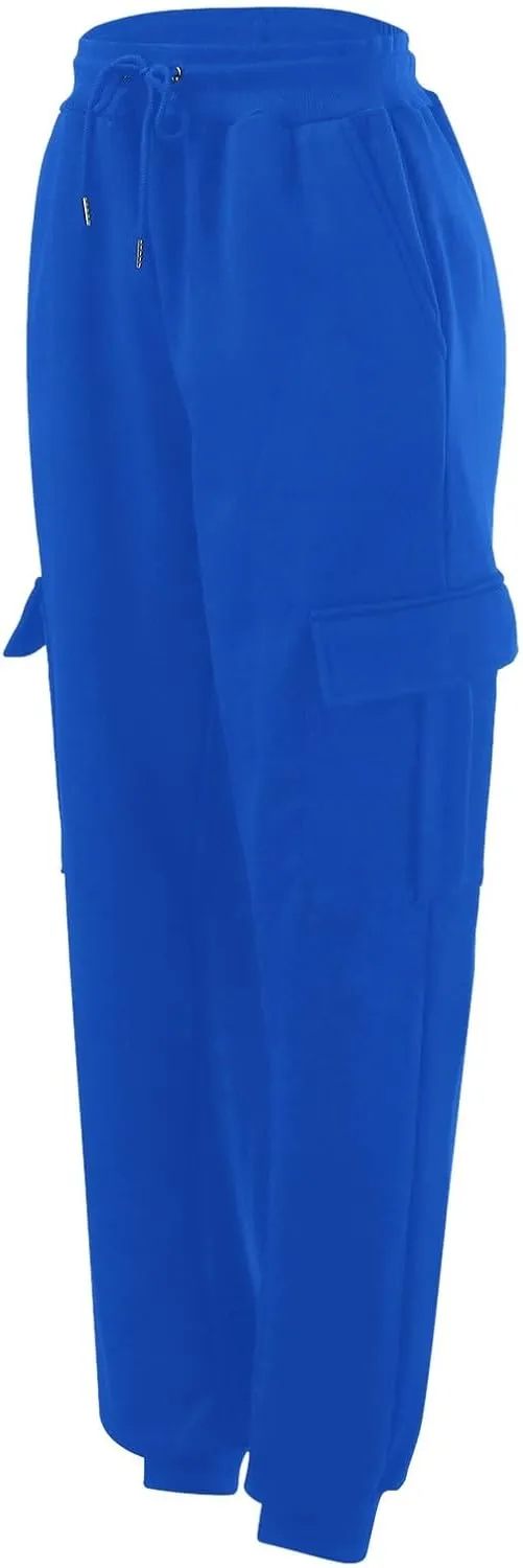 Cargo Sweatpants for Men Loose Fit Mens Athletic Pants with Zipper Pockets Men's Long Exercise Pants Compression Capris Men