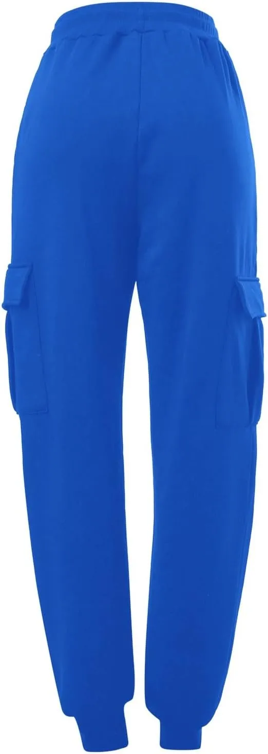 Cargo Sweatpants for Men Loose Fit Mens Athletic Pants with Zipper Pockets Men's Long Exercise Pants Compression Capris Men