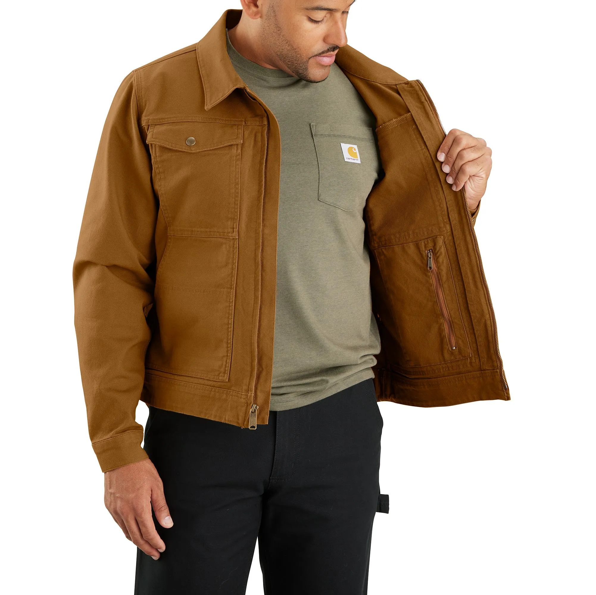 Carhartt Men's Rugged Flex® Relaxed Fit 6-Pocket Zip Jacket
