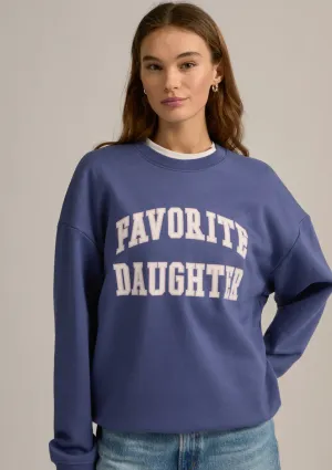 Collegiate Sweatshirt in Venetian Blue