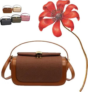Colorful Fabric Flap Crossbody Bag-Stylish and Functional Design, Women Chic Small Purse, Mini Shoulder Travel Purse