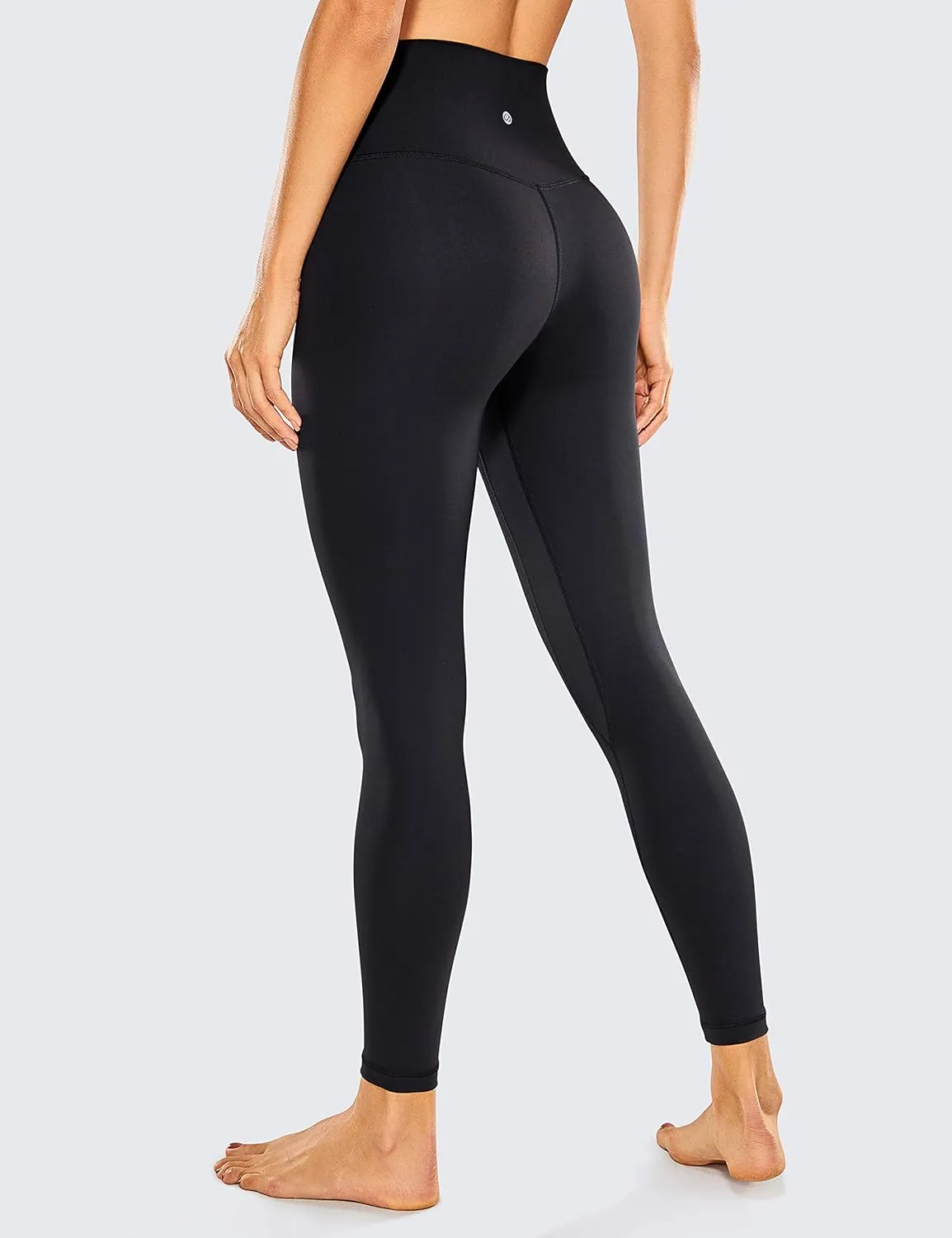 CRZ YOGA Women Naked Feeling Yoga Pants 25 Inches - 7/8 High Waisted Workout Leggings
