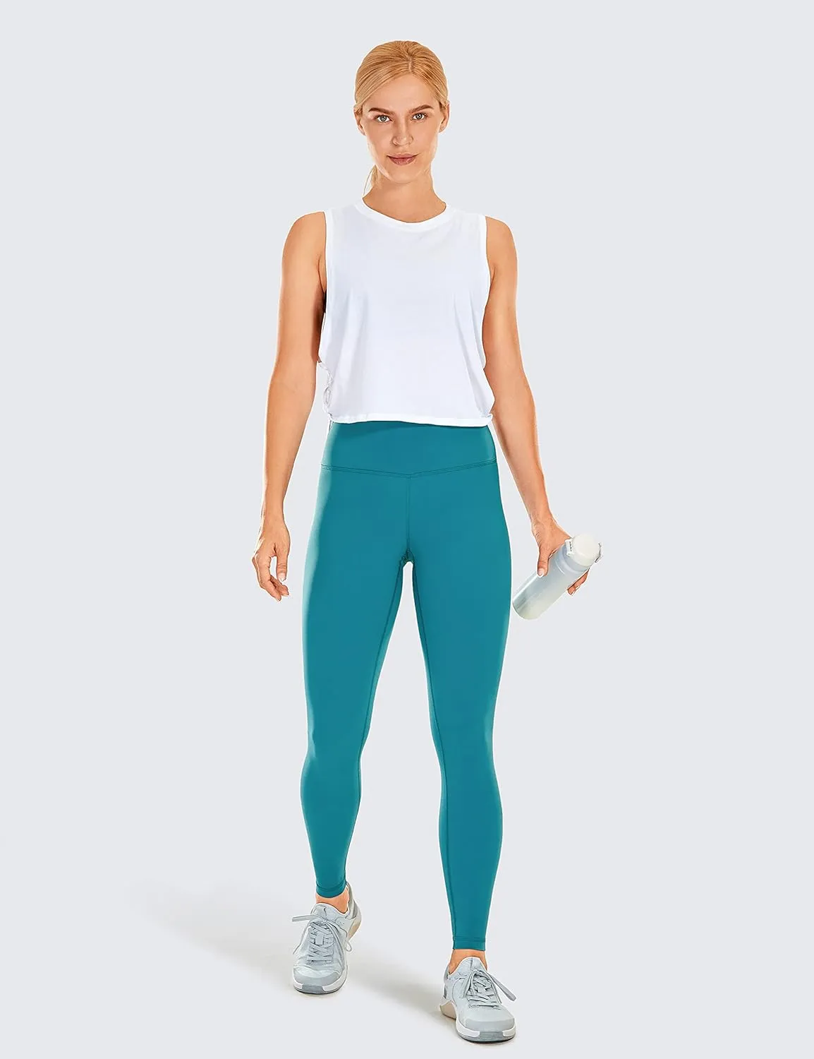 CRZ YOGA Women's Compression Workout Leggings 28"