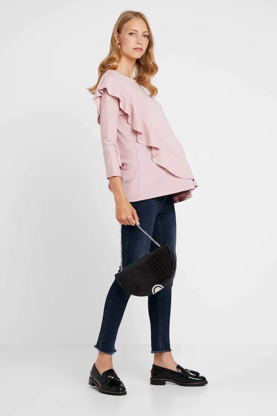 Danae Nursing Top Evening Rose