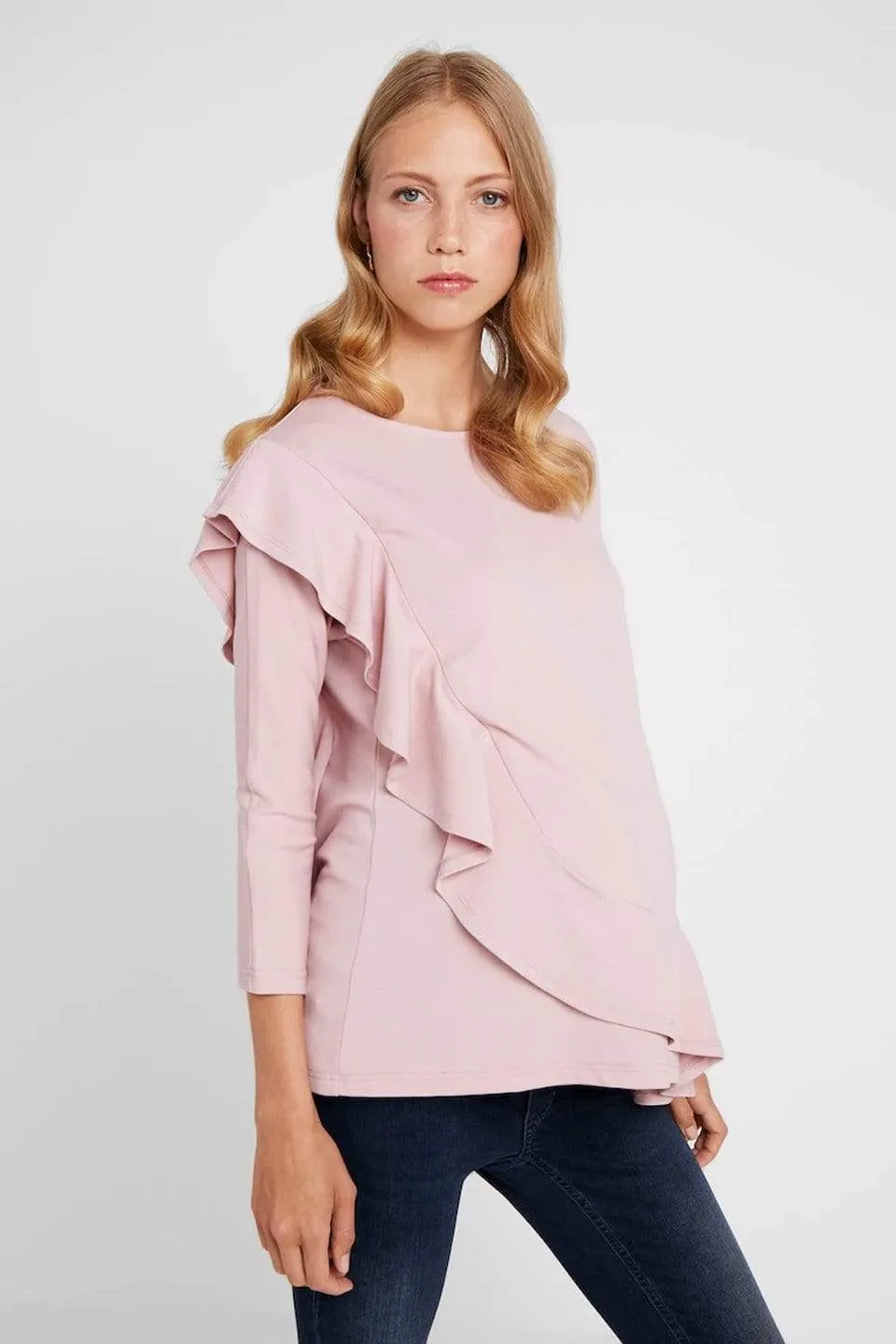 Danae Nursing Top Evening Rose