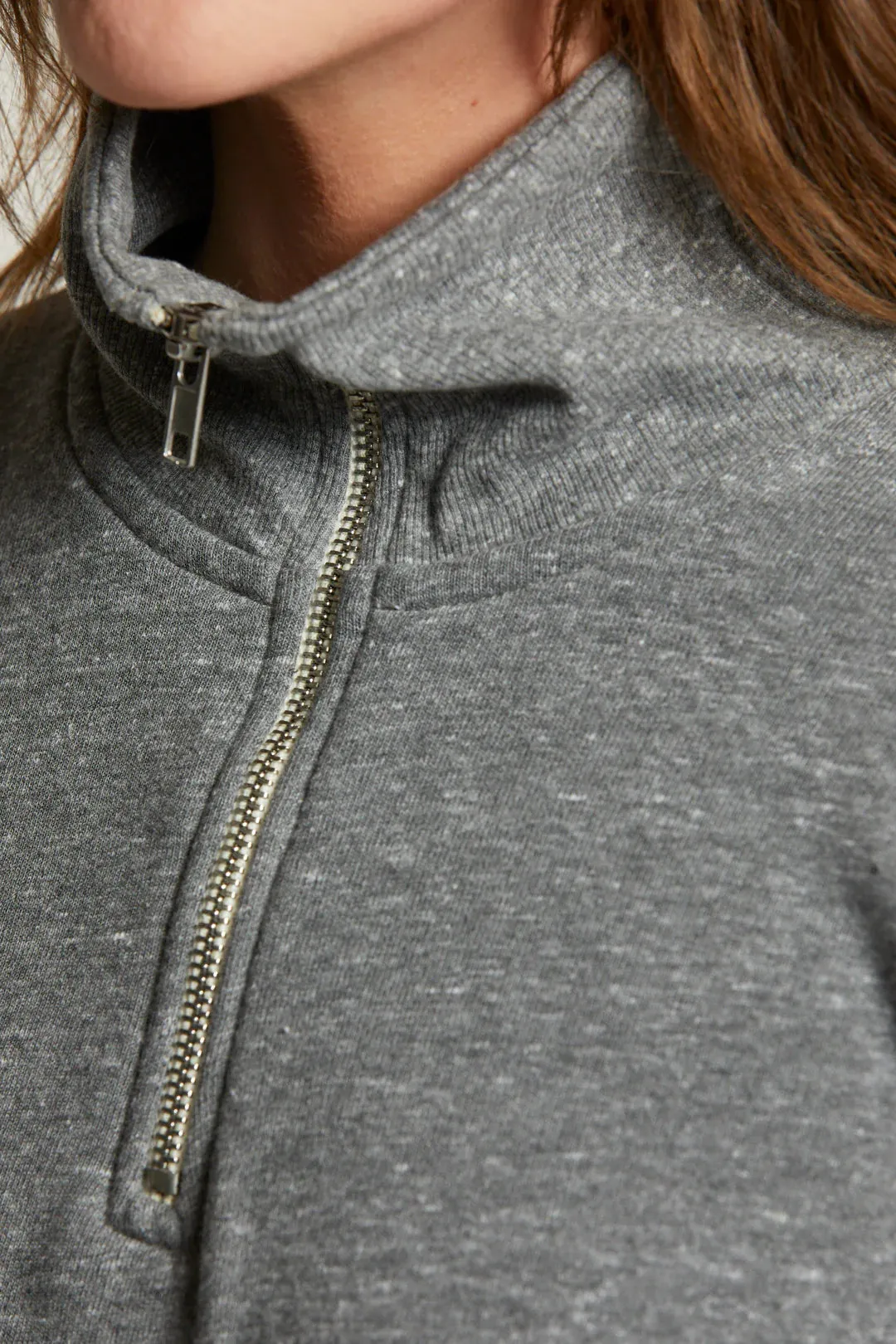 Drake Luxe Fluff Fleece Half Zip Sweatshirt