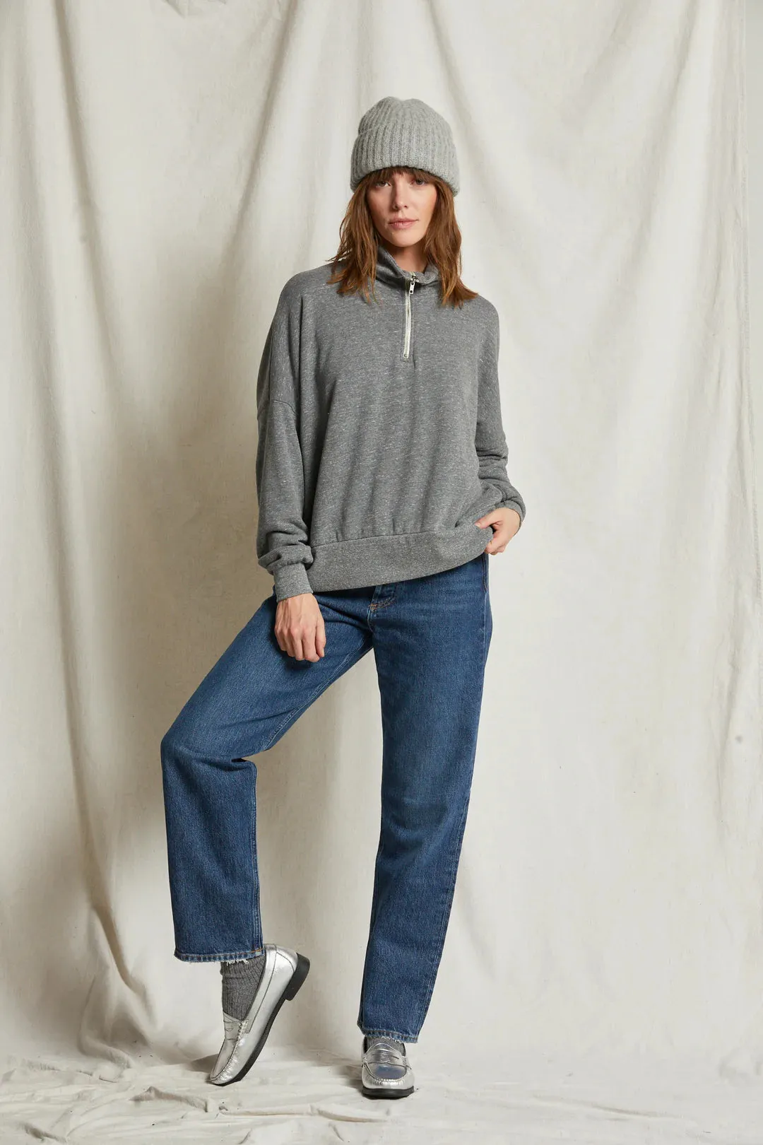 Drake Luxe Fluff Fleece Half Zip Sweatshirt