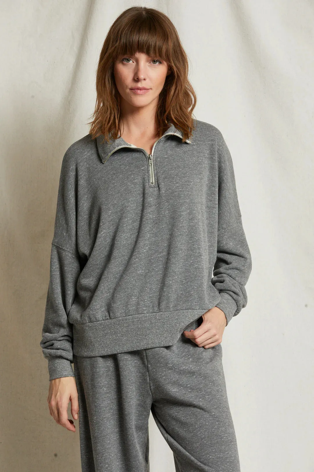 Drake Luxe Fluff Fleece Half Zip Sweatshirt