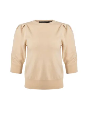 Fine Merino Sweater Rushed Sleeve