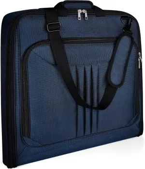 Garment Bag for Travel - Large Carry on Garment Bags with Strap for Men Women, Waterproof Hanging Suit Luggage Bag for Business, Wrinkle Free Suitcase Cover for Shirts Dresses Coats