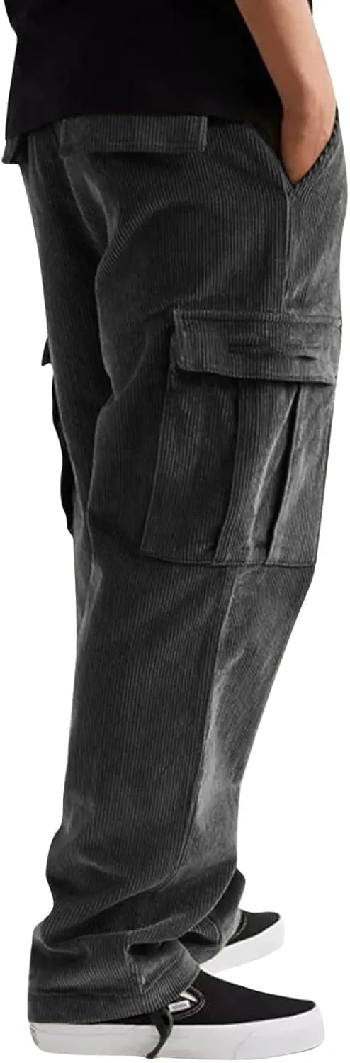 GIERIDUC Men's Cotton Yoga Sweatpants Mens Joggers Athletic Lounge Pants Open Bottom Casual Jersey Pants for Men with Pockets