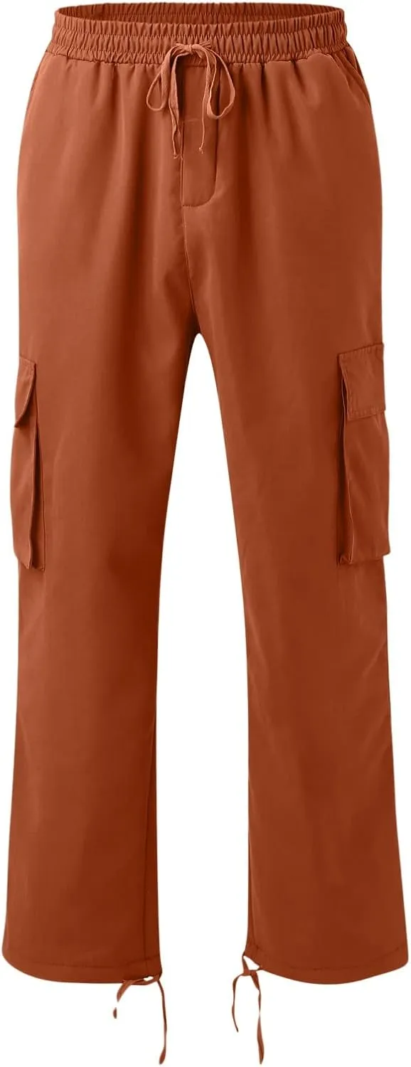 GIERIDUC Mens Fleece Sweatpants Winter Men's Five Pocket Corduroy Pants Winter Sports Pants for Men Mens Dark Green Trousers