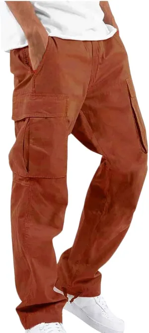 GIERIDUC Mens Fleece Sweatpants Winter Men's Five Pocket Corduroy Pants Winter Sports Pants for Men Mens Dark Green Trousers