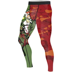 Gizmo Choking Gremlins Men's Compression Leggings