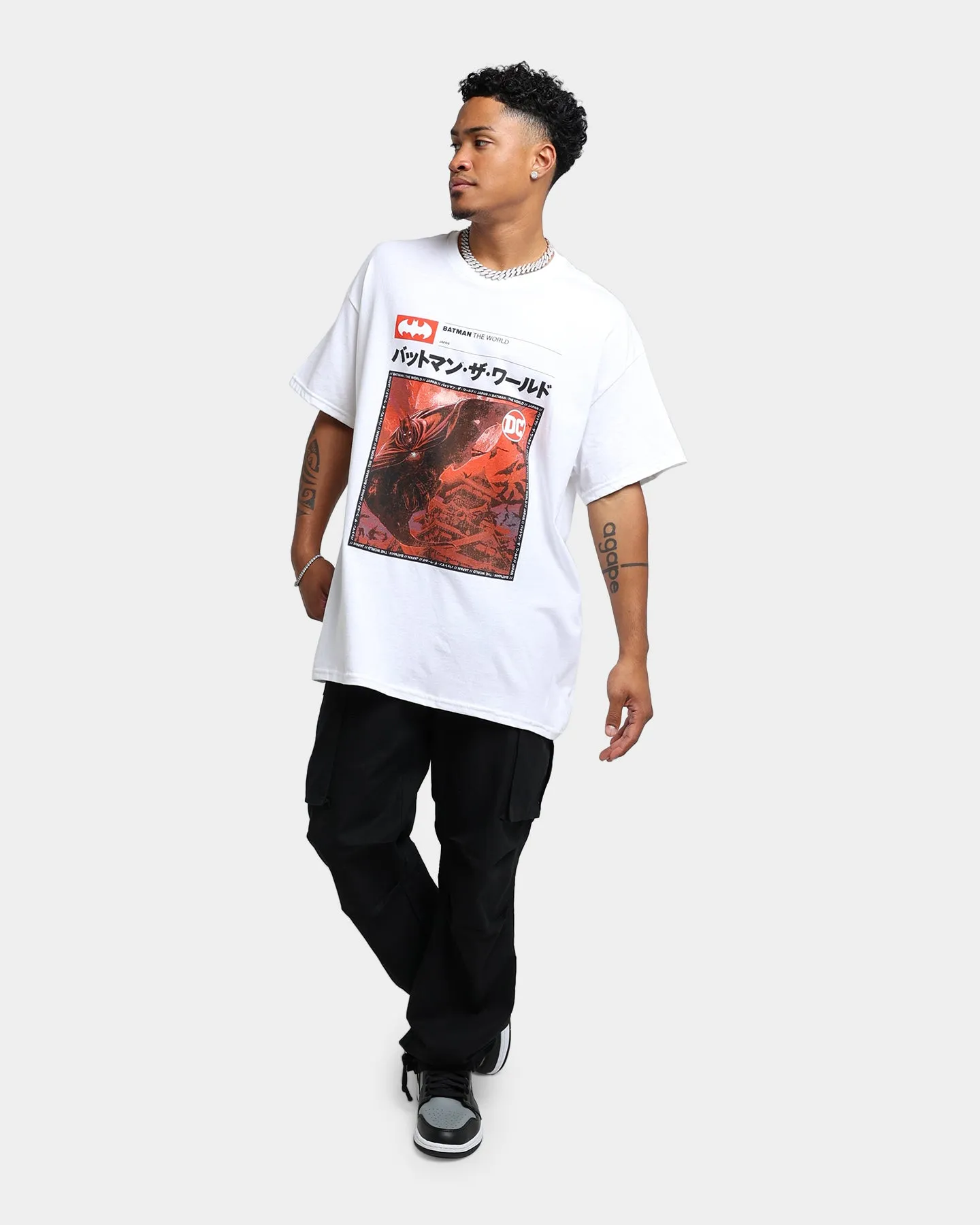 Goat Crew X Batman Batman The World Japan T-Shirt White