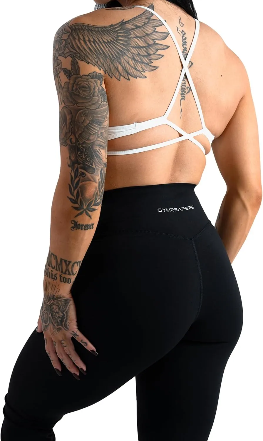 Gymreapers Flare Leggings with Tummy Control Bootcut High Waisted Yoga Pants Wide Leg Workout Pants Gym Leggings for Women