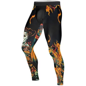 Halloween Michael Myers Men's Compression Leggings