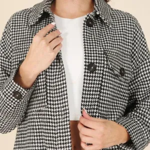 Hannah Houndstooth Jacket