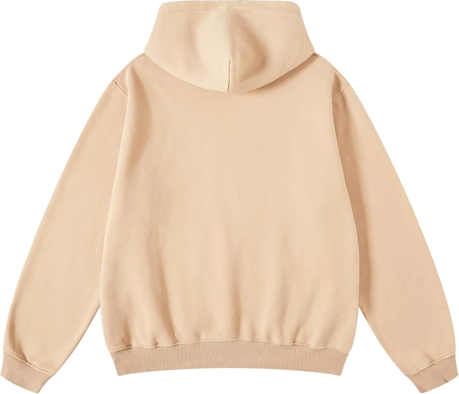 hathne Men's Oversized Hoodies Sweatshirt Cotton Wash Hooded Baggy Pullover Hoodies Vintage Winter Spring